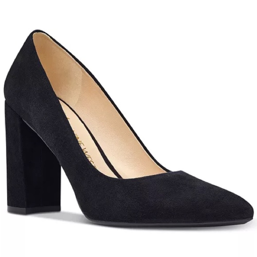 Nine West's Astoria Block Pumps